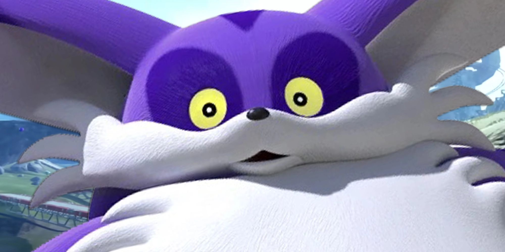 A close-up of Big the Cat from Sonic Frontiers.