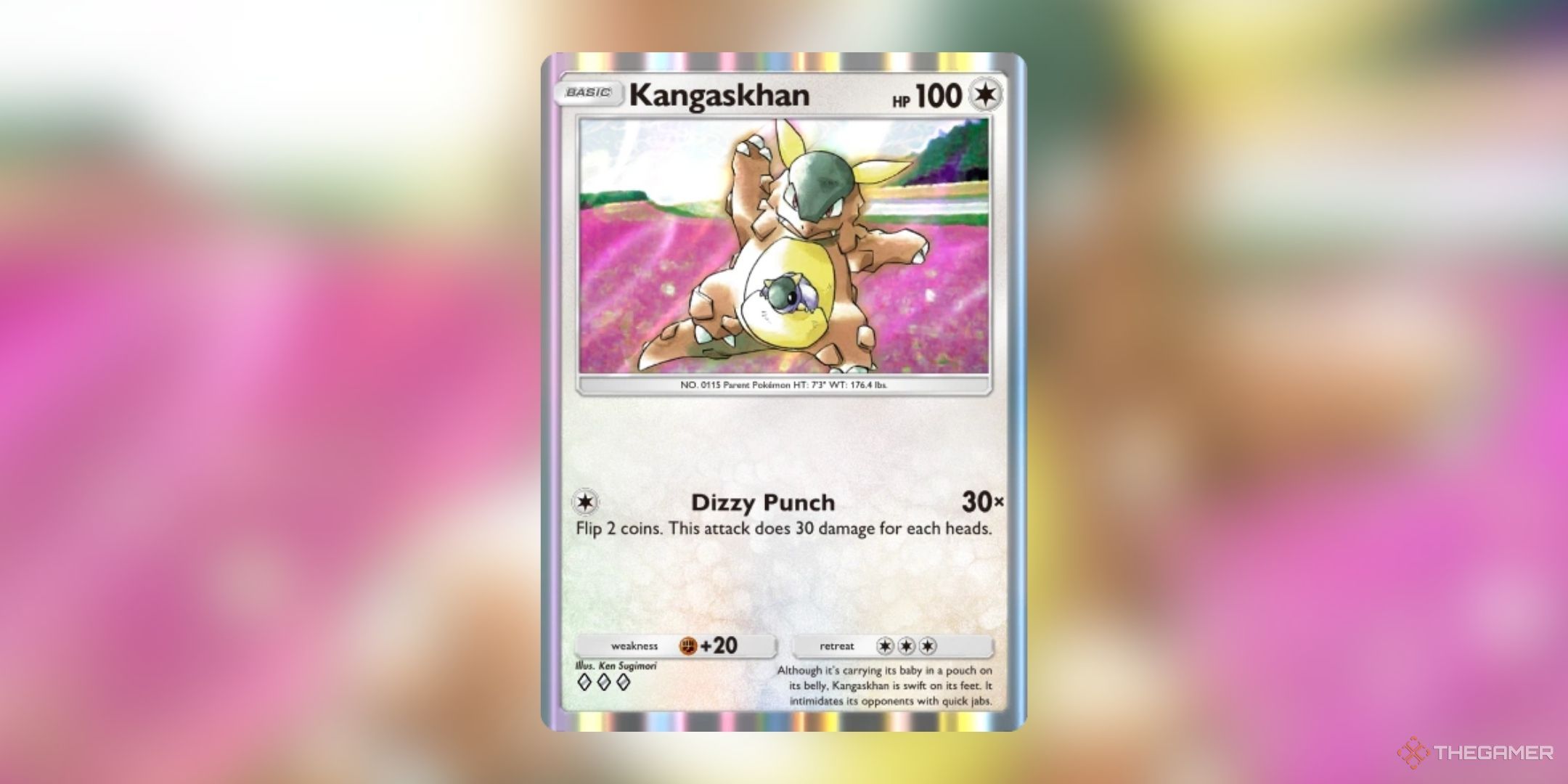 Kangaskhan in Pokemon Pocket.