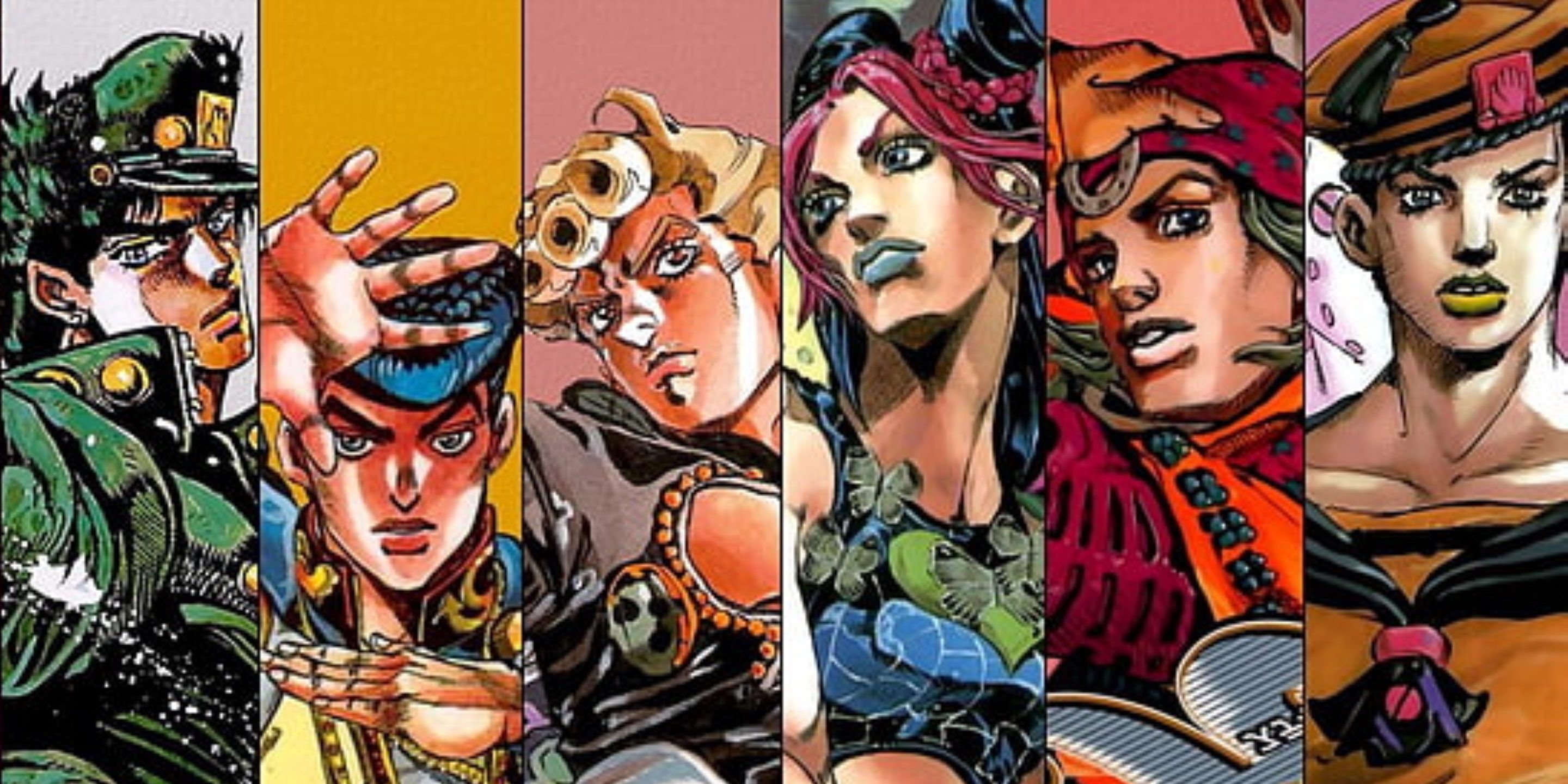 All JoJos from JoJo's Bizarre Adventure