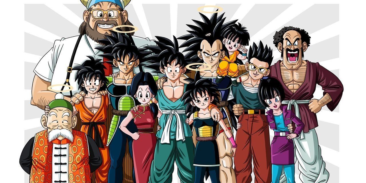 The Son Family in Dragon Ball