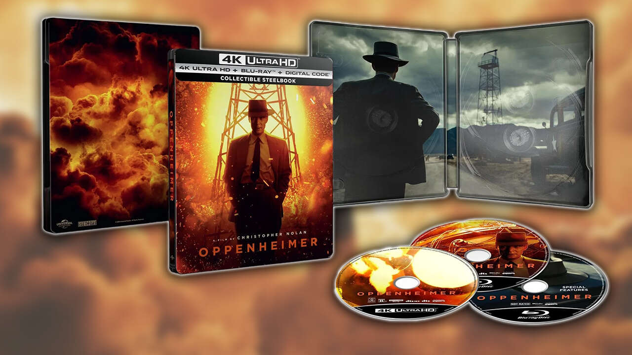 Oppenheimer 4K Steelbook Preorders Restocked At Walmart, Releases Next Week