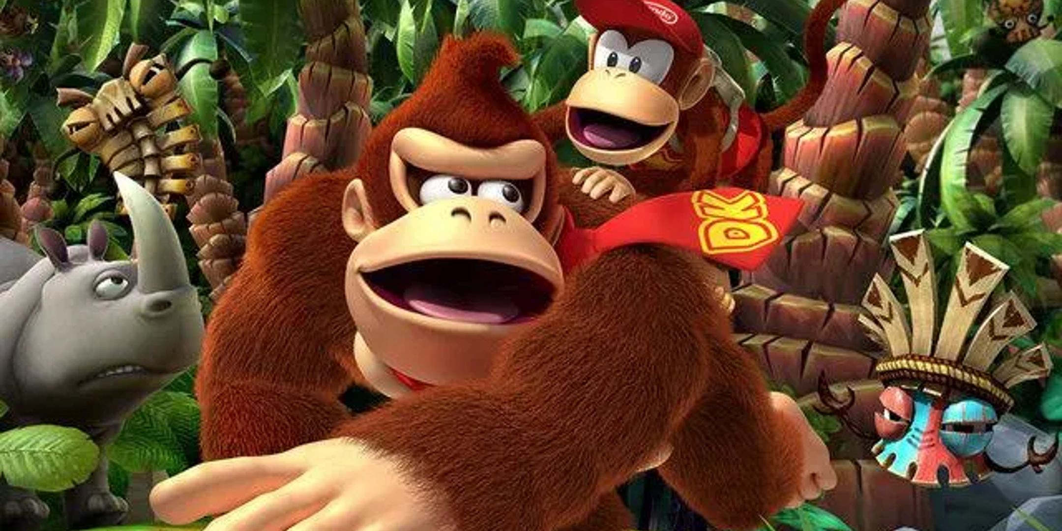 donkey kong and diddy kong from ​​​​​​​​​​​​​​Donkey Kong Country Returns