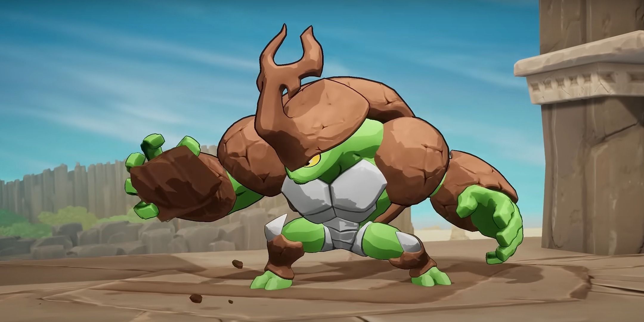 Kragg in Rivals of Aether 2.