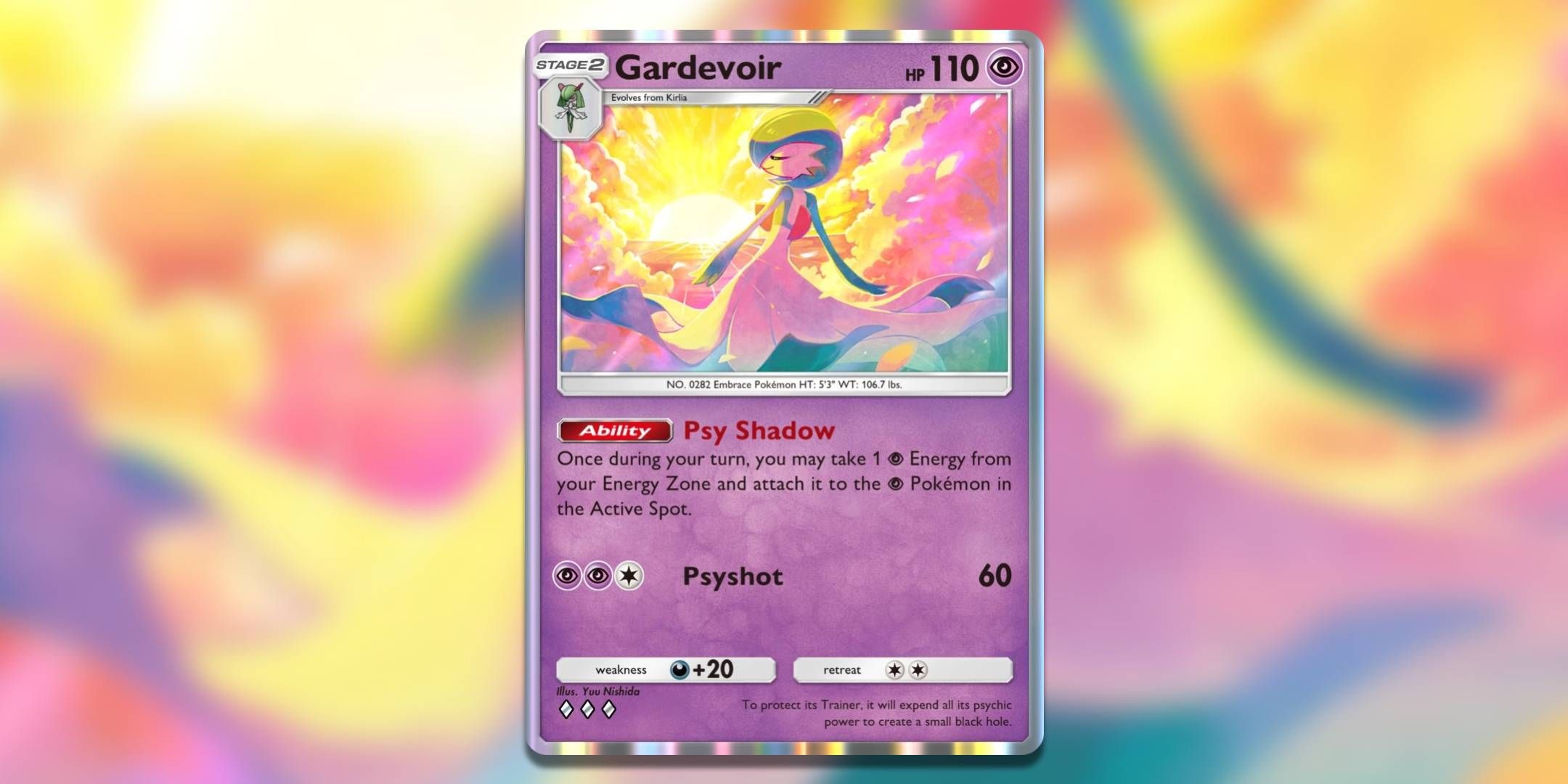 The Pokemon TCG Pocket card Gardevoir by Yuu Nishida.