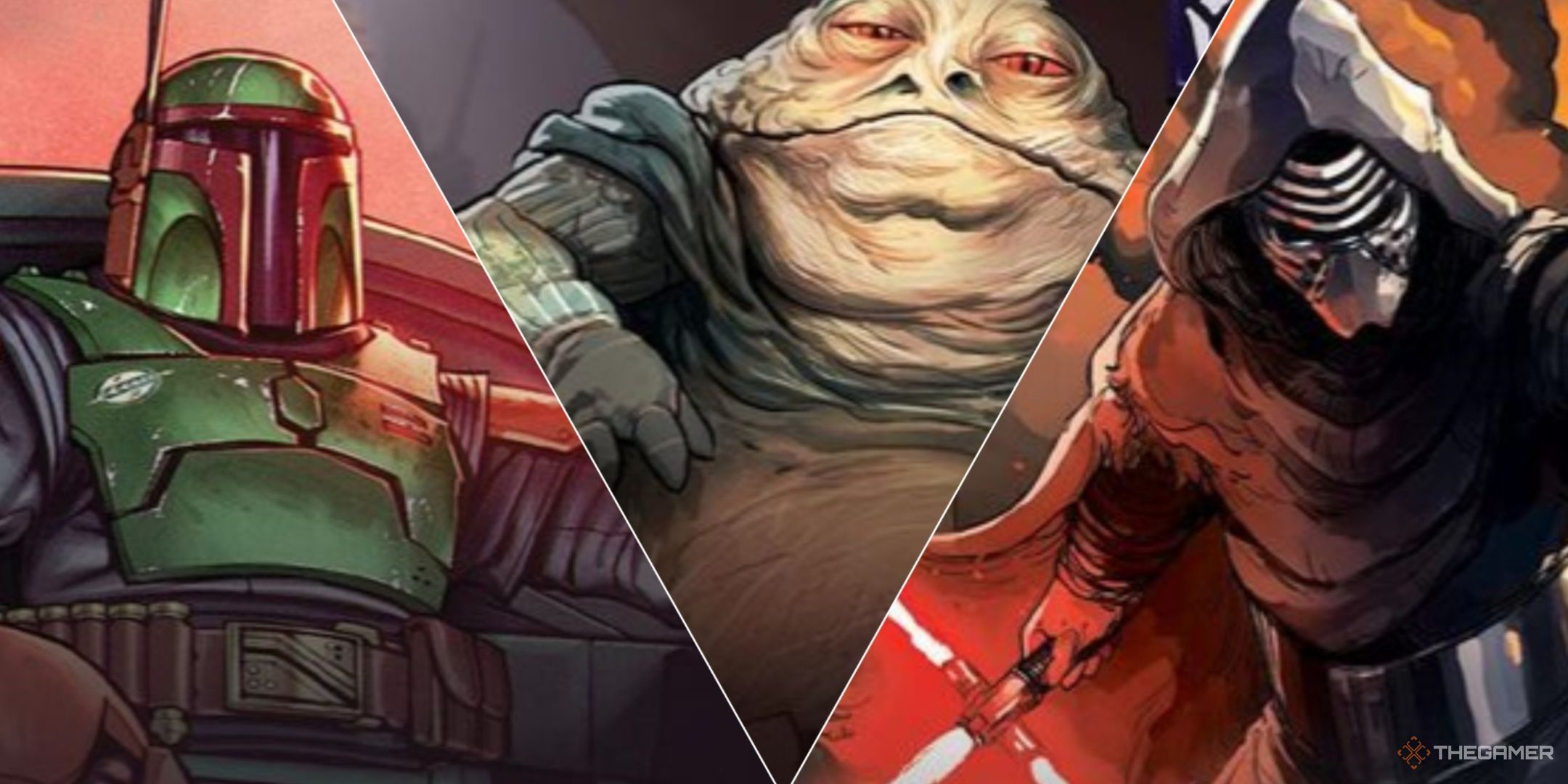 Star Wars Unlimited The ten best leaders in Shadows of the Galaxy Boba Fett, Jabba and Kylo Ren