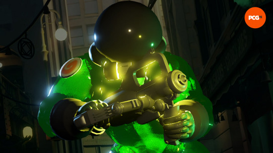 Deadlock characters tier list: the green toned Viscous wearing a helmet