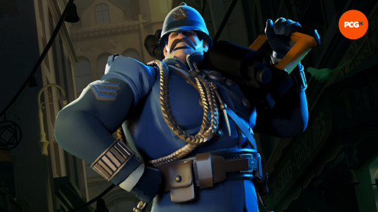 Deadlock characters tier list: the cop-like Warden in blue uniform