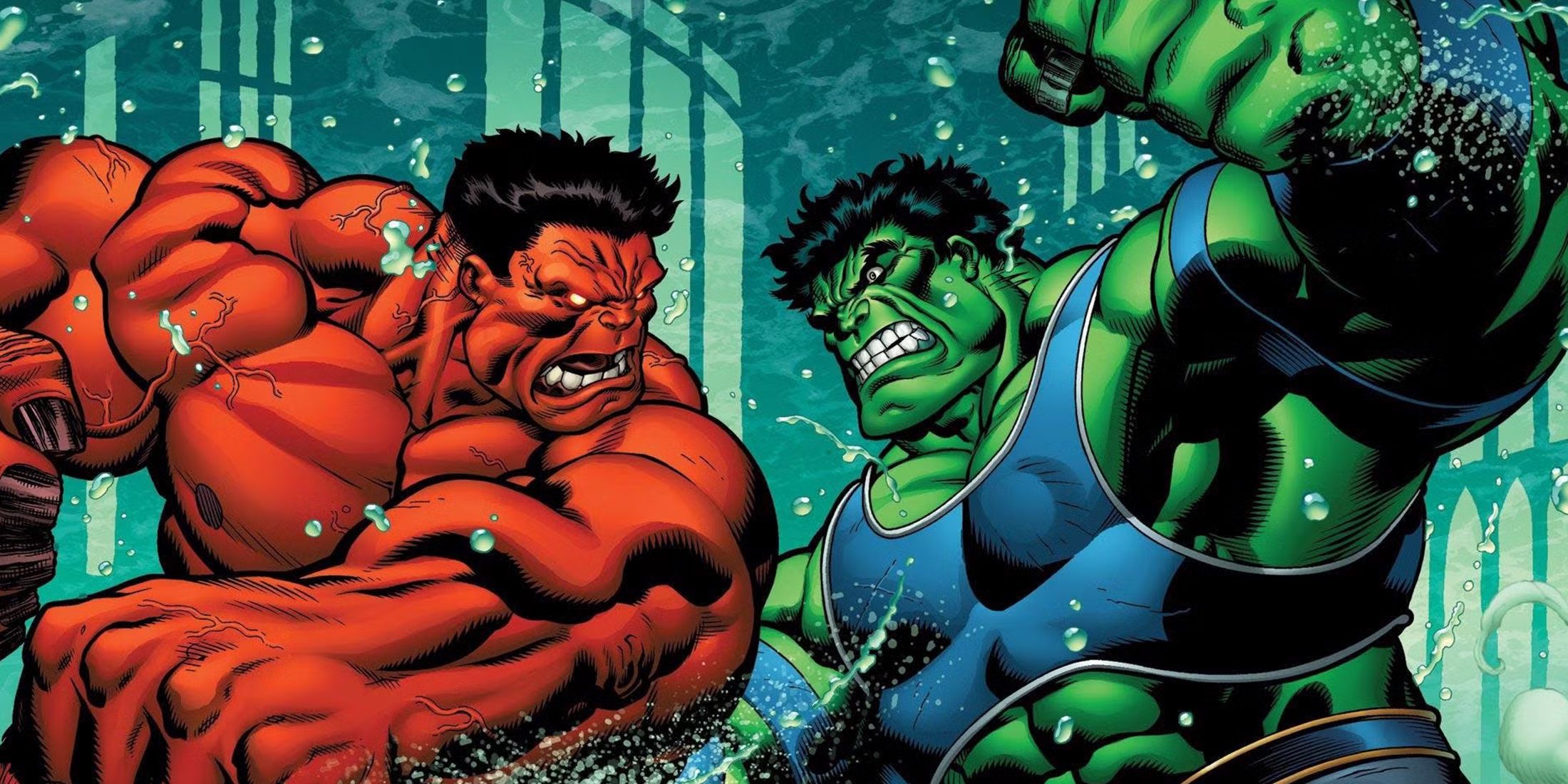 Red Hulk Vs The Hulk Marvel Comics