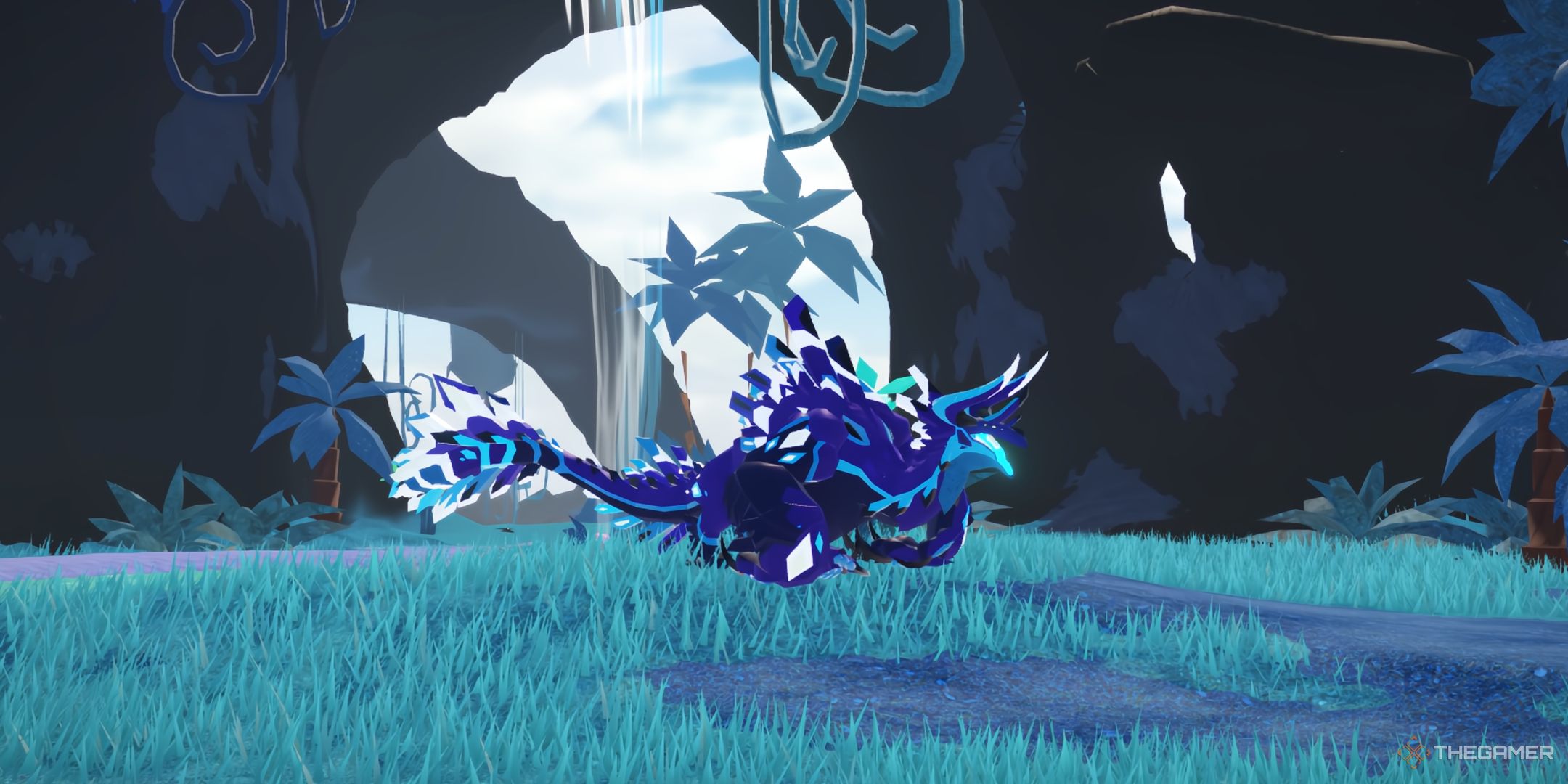 An adult Zethines species in Creatures of Sonaria in Roblox.