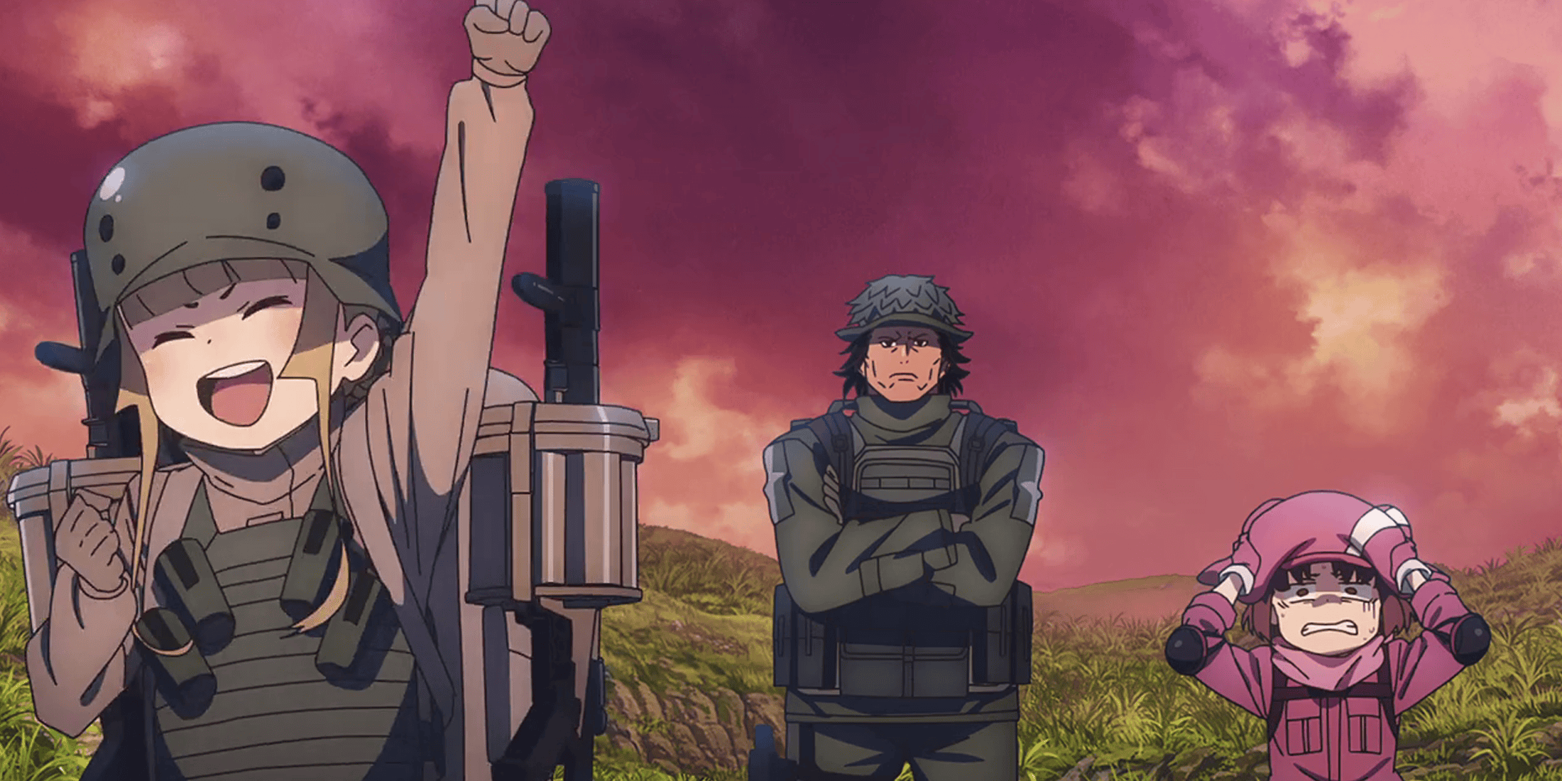 Gun Gale Online S2 Ep5 LPFM Cheers on Pito