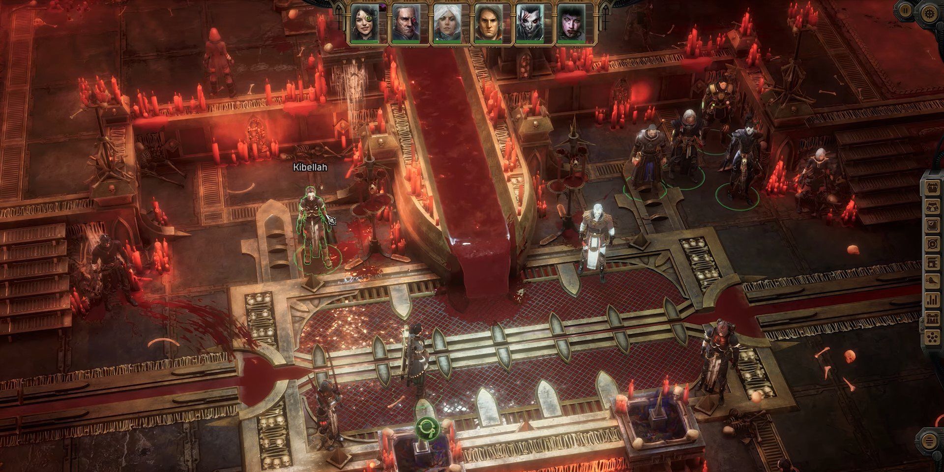 The Fountain of the Temple of the Bloodspun Web in Warhammer 40,000: Rogue Trader's Void Shadow's DLC.