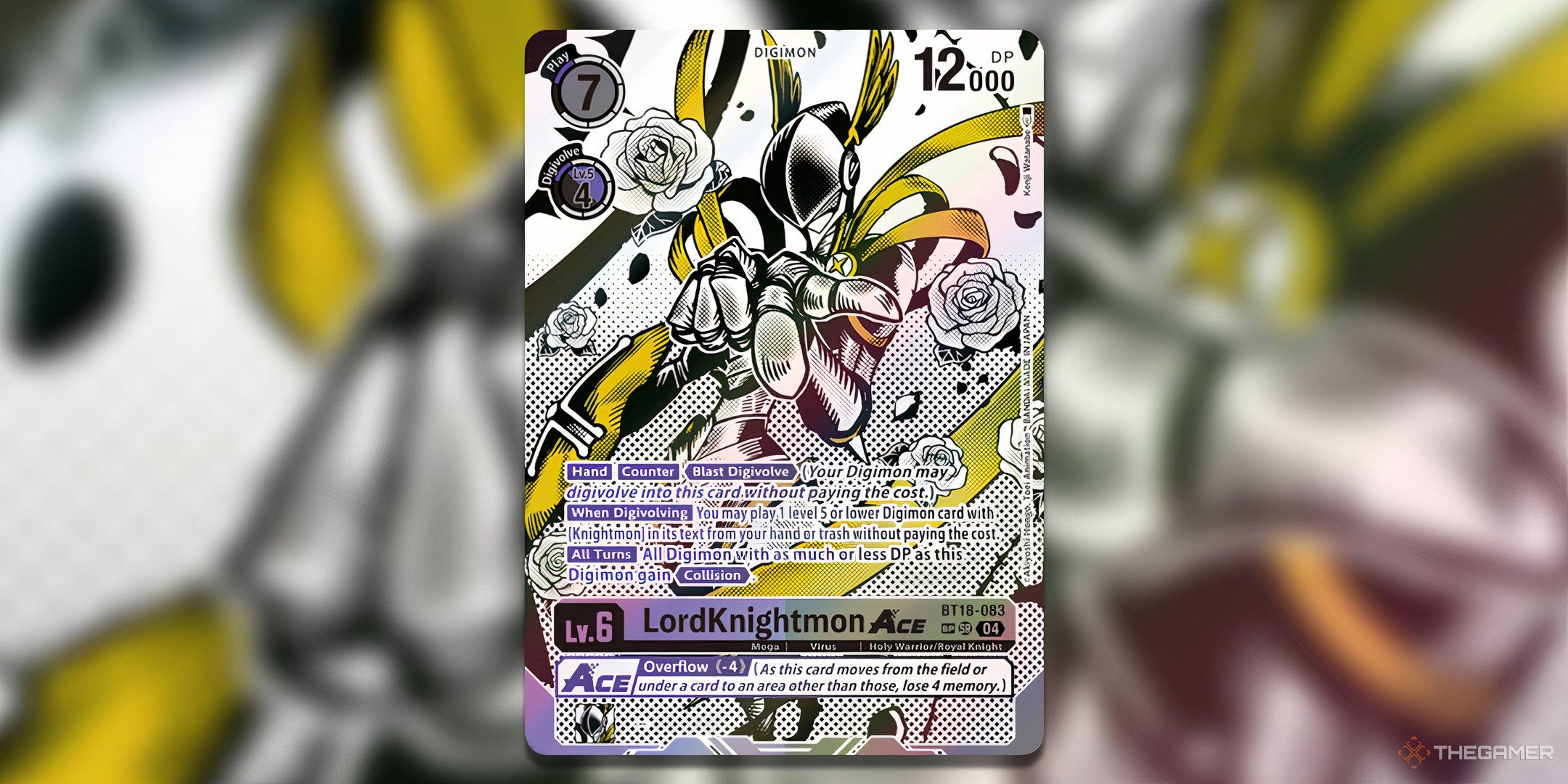 LordKnightmon ACE texture alternate art from BT18 Release Special Booster 2.0