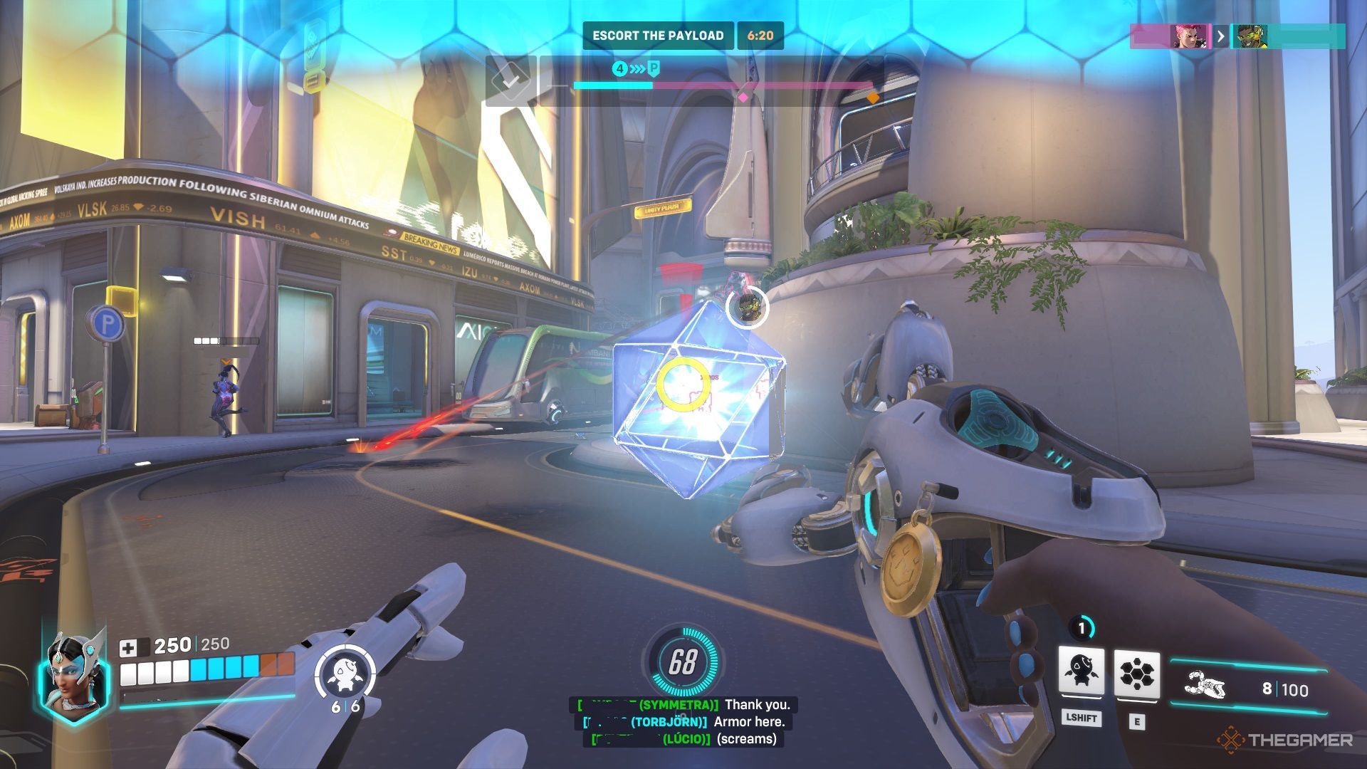 A screenshot of Overwatch 2 Classic Mode gameplay.