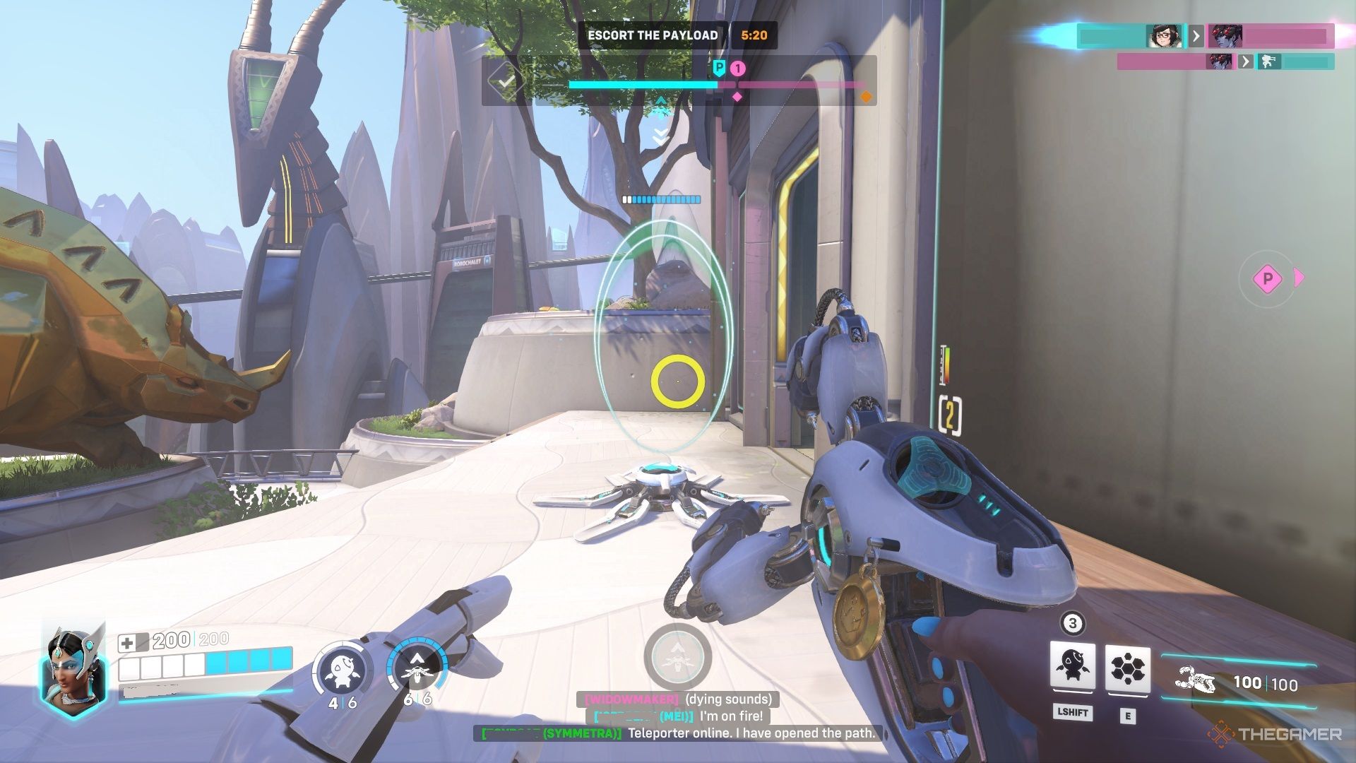 A screenshot of Overwatch 2 Classic Mode gameplay.