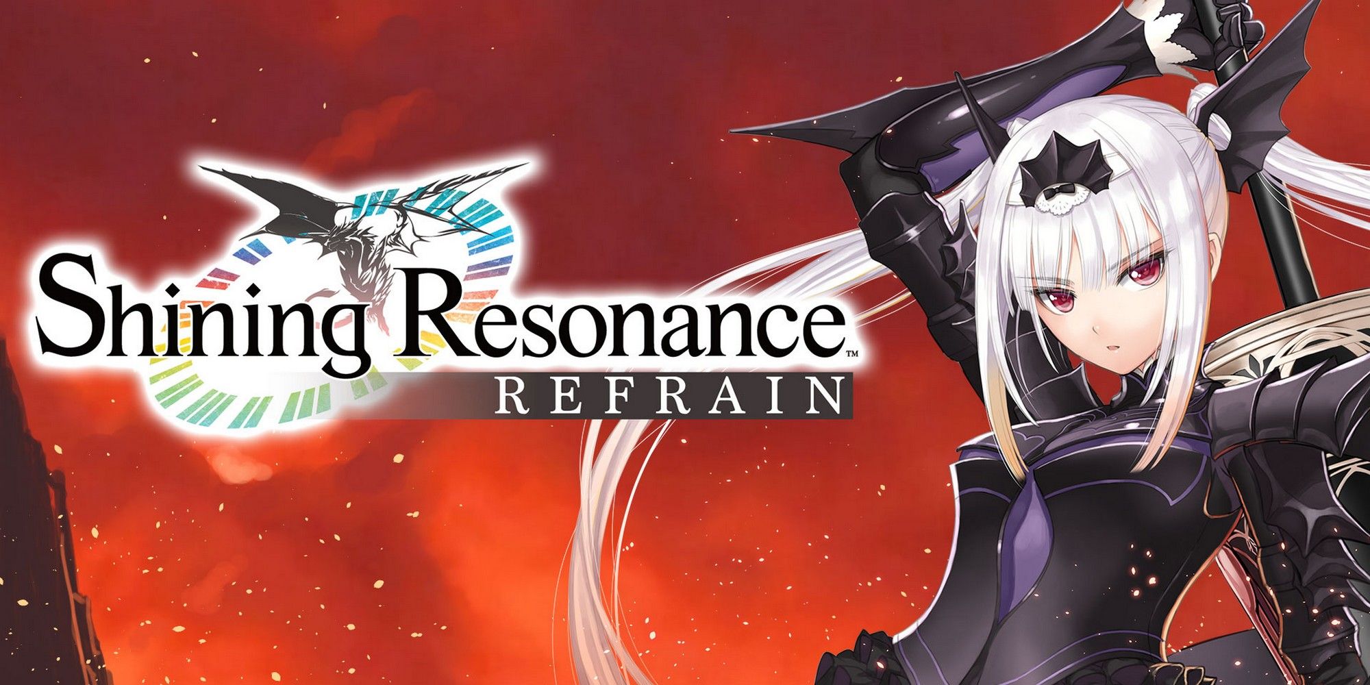 Artwork for Shining Resonance Refrain, showing Excella holding a lance.