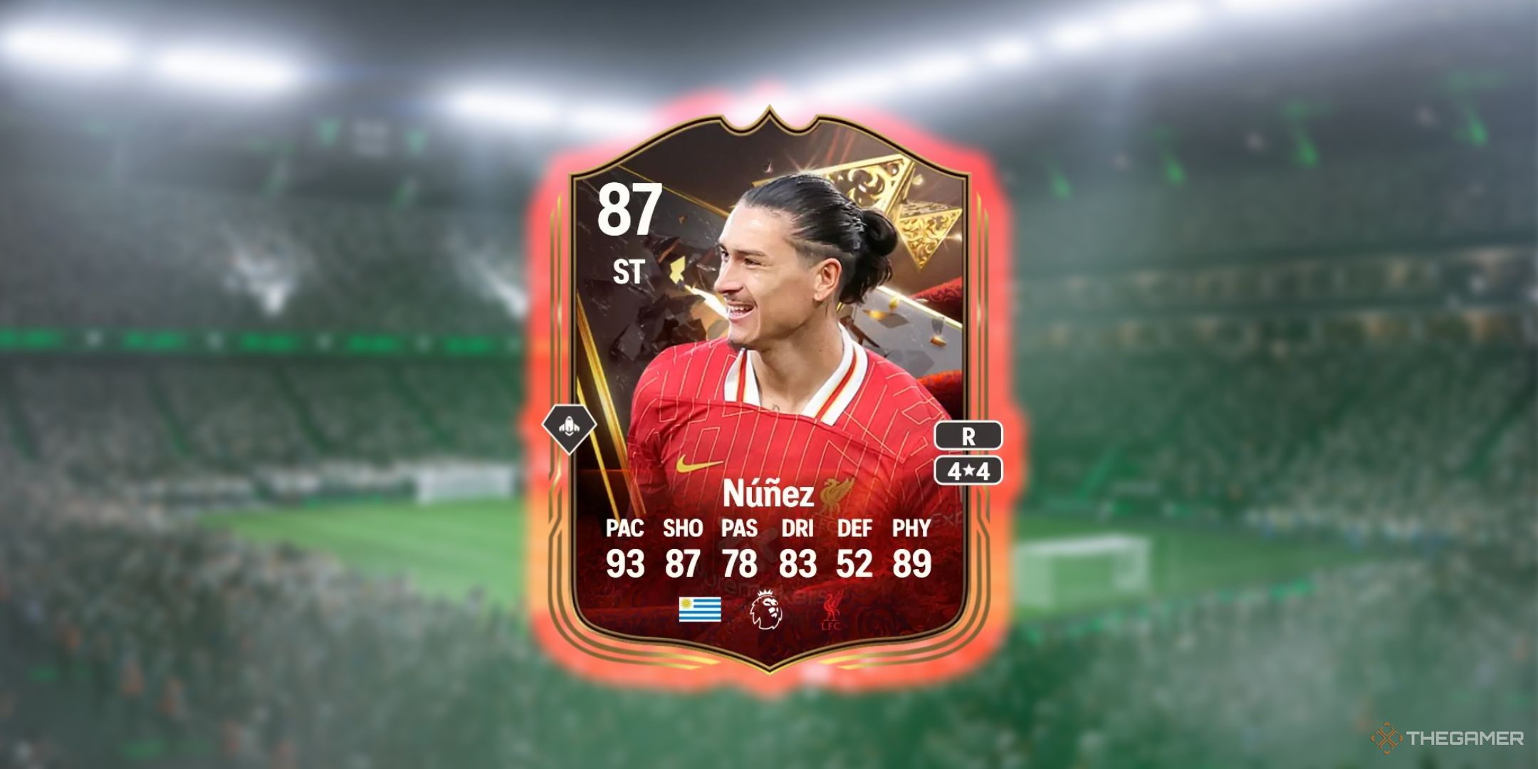 An image of Centurions Darwin Nunez card in EA Sports FC 25.