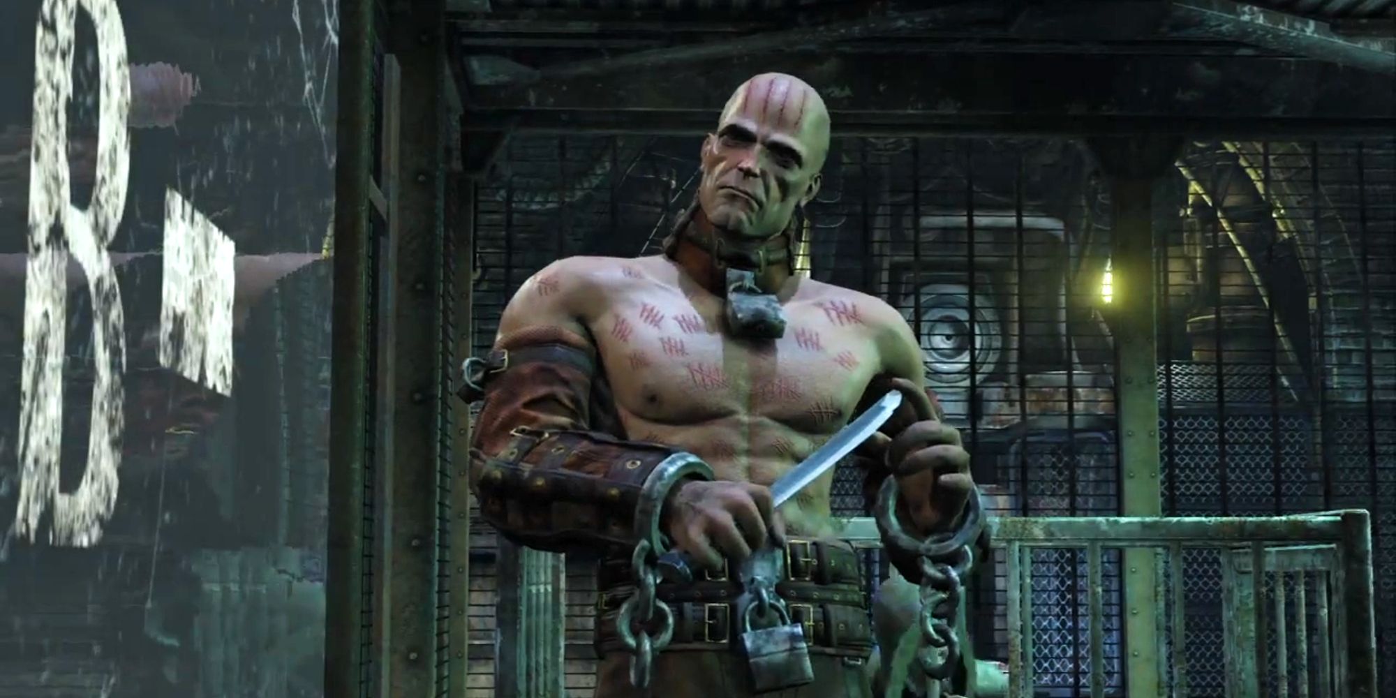 Victor Zsasz in Batman: Arkham City