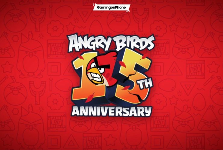 Angry Birds 15th anniversary banner