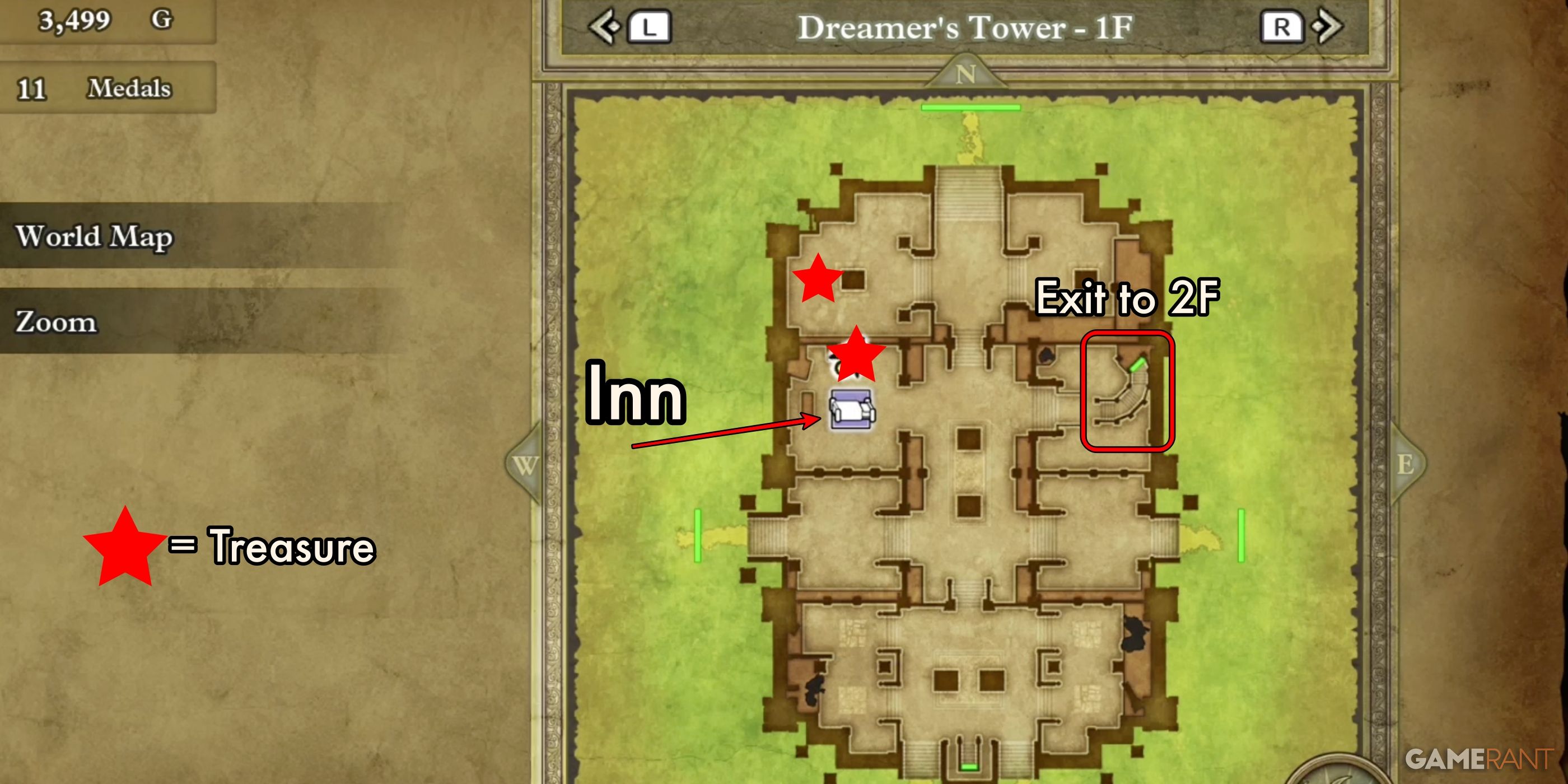 DQ3-Dreamers-Tower-1F-Map