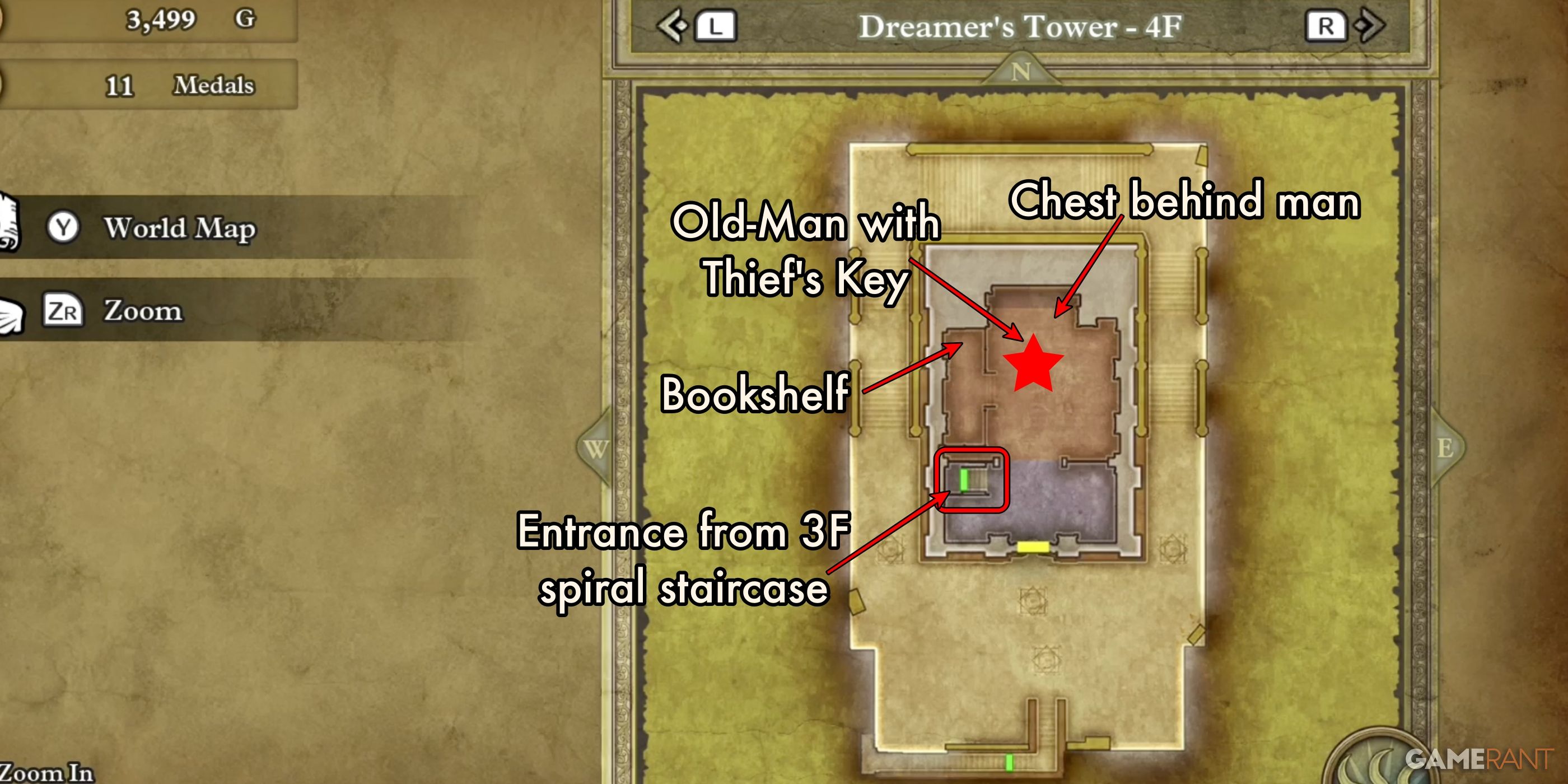 DQ3-Dreamers-Tower-4F-Map