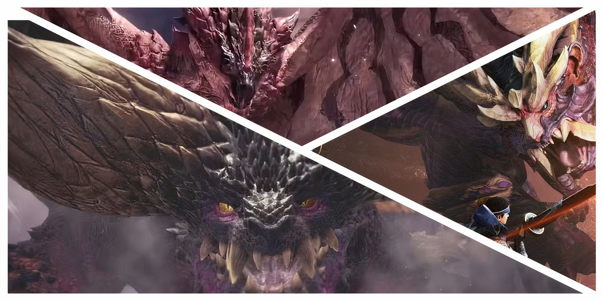 Magnamalo, Rathalos and Nergigante