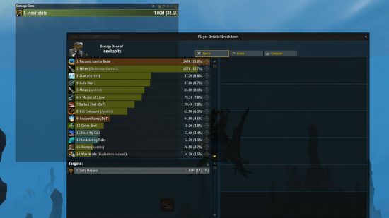 Best WoW addons 2022: The Details! mod menu that breaks down the player's damage by their various spells and abilities.