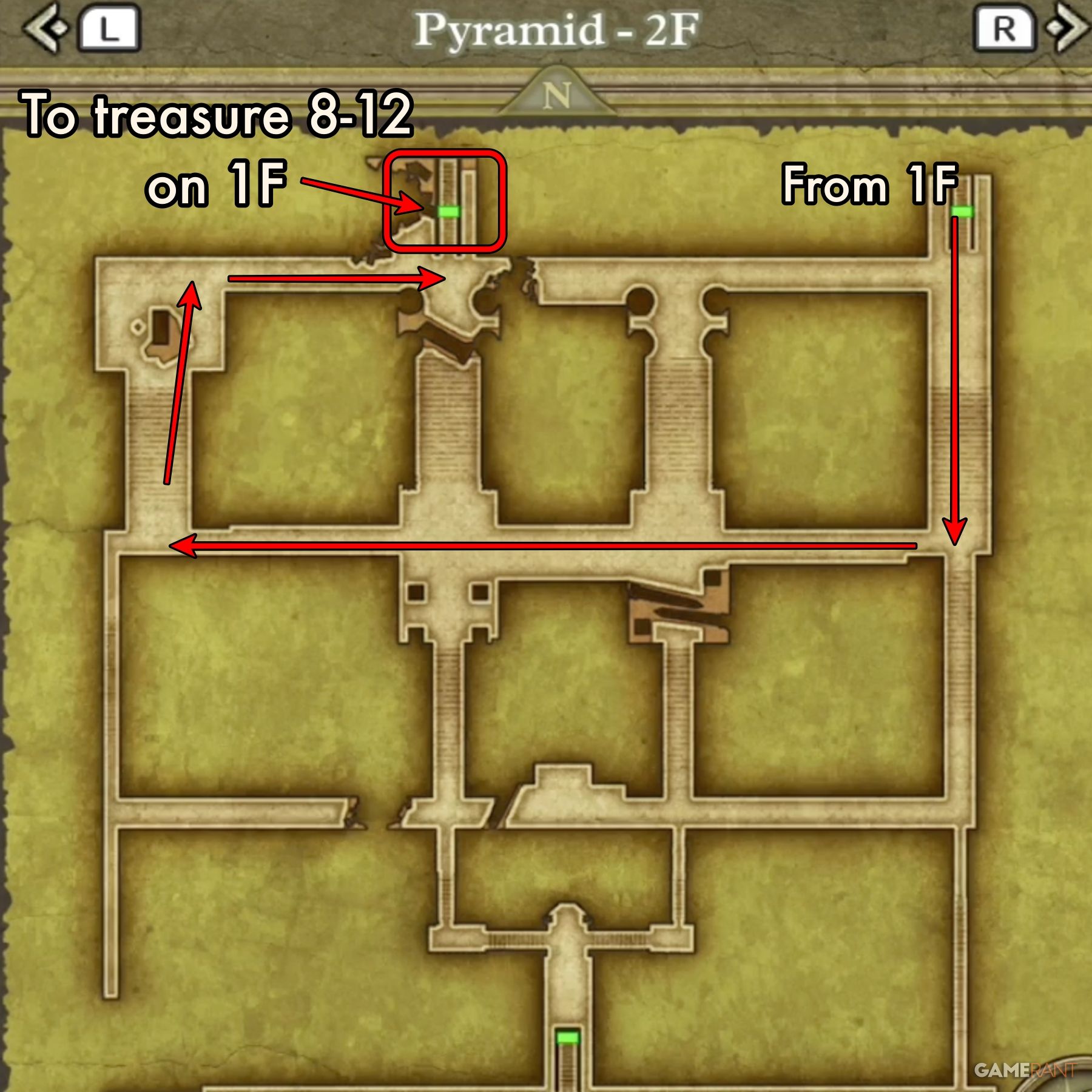 DQ3-Pyramid-Path-To-1F-Treasure-8-12