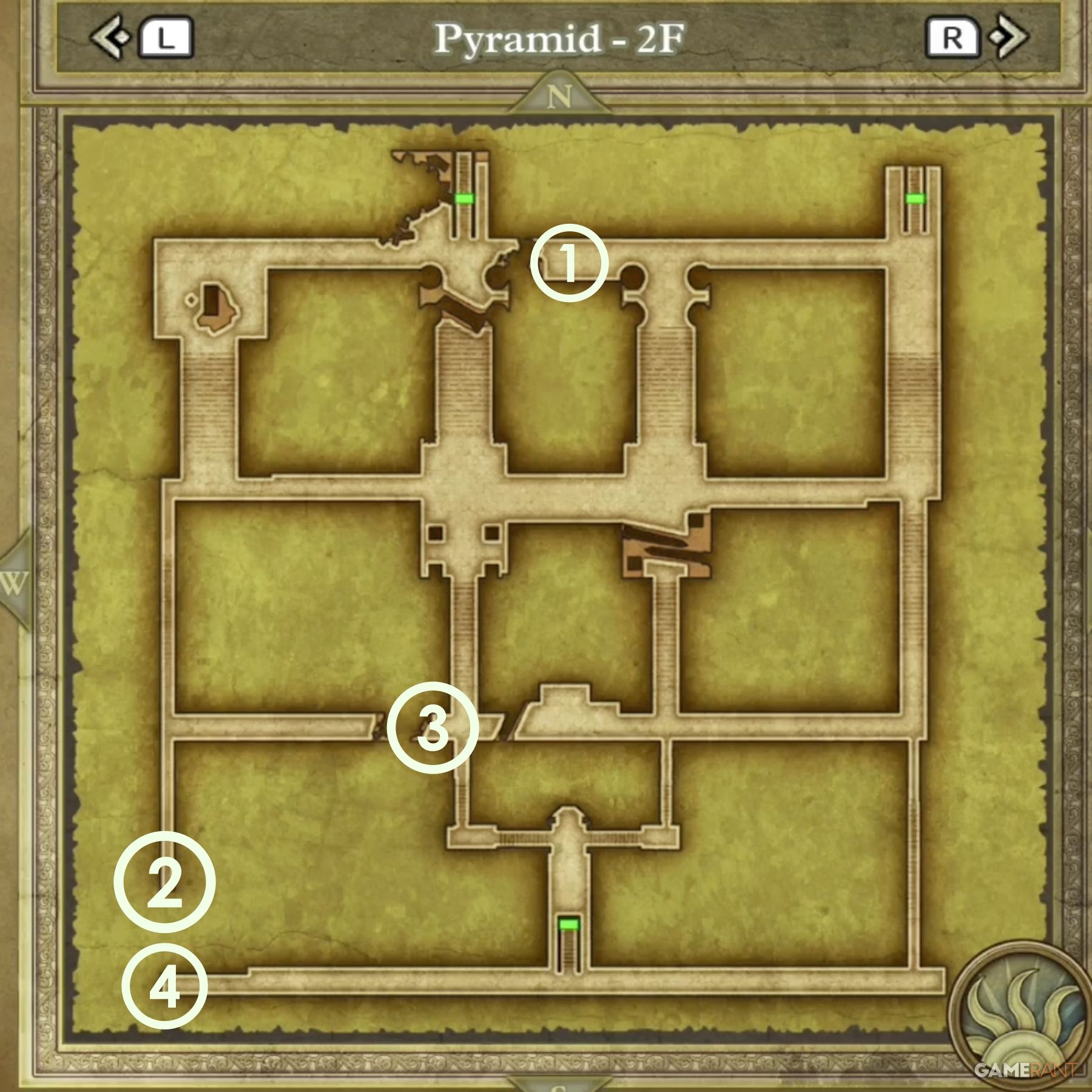 DQ3-Pyramid-2F-Treasure-Map