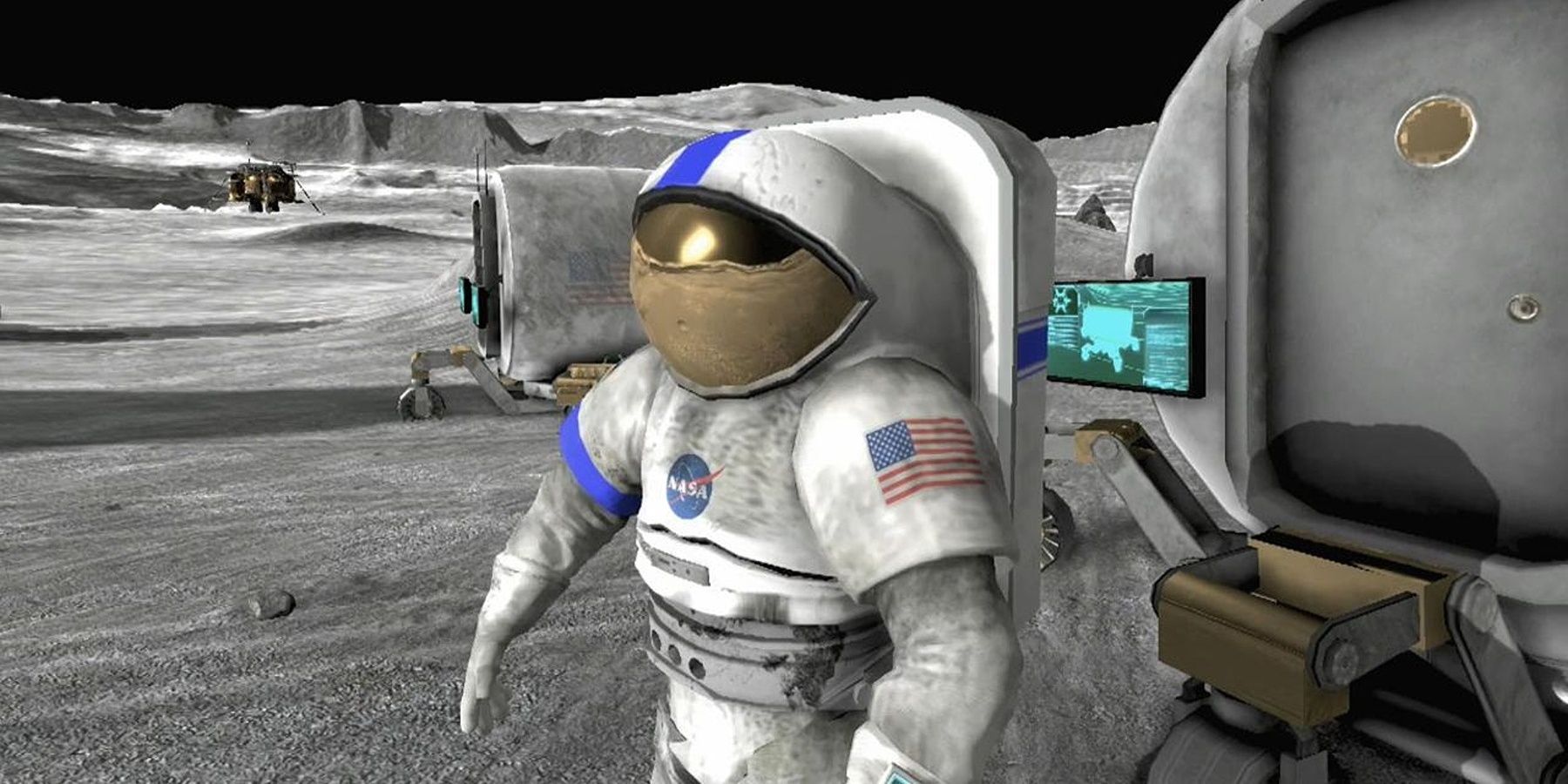 Moonbase Alpha Blue Astronaut (1) Cropped