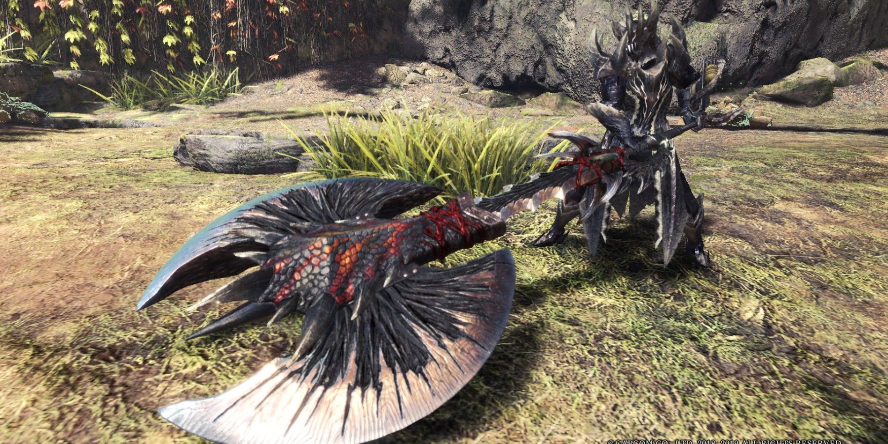 Monster Hunter World Charge Blade axe form