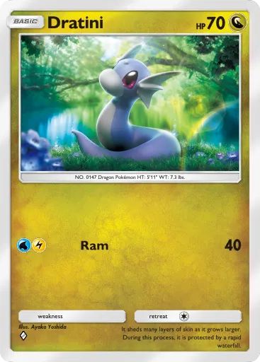 Dratini card in Pokemon TCG Pocket.