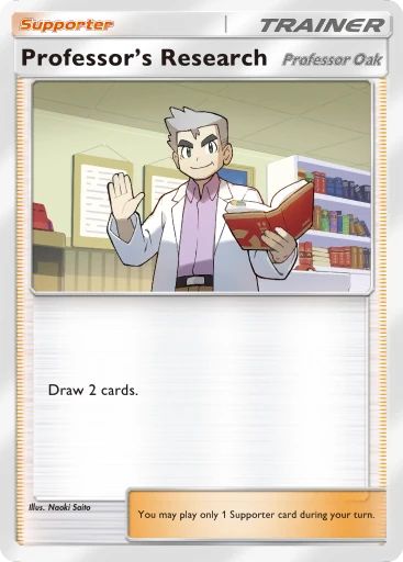 Professor's Research Supporter card in Pokemon TCG Pocket.