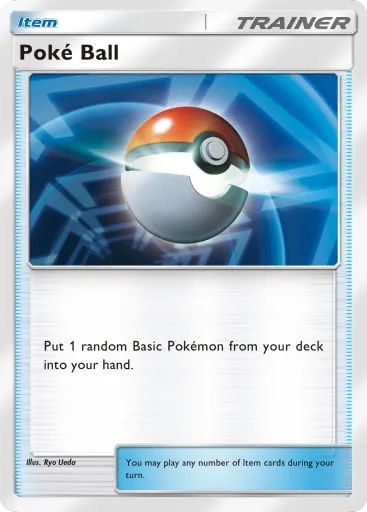 PokeBall Item card in Pokemon TCG Pocket.