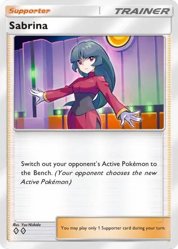 Sabrina Supporter card in Pokemon TCG Pocket.