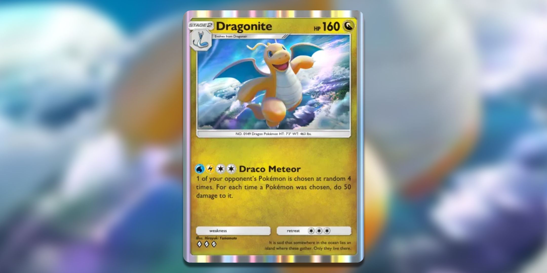 Dragonite card in Pokemon TCG Pocket.