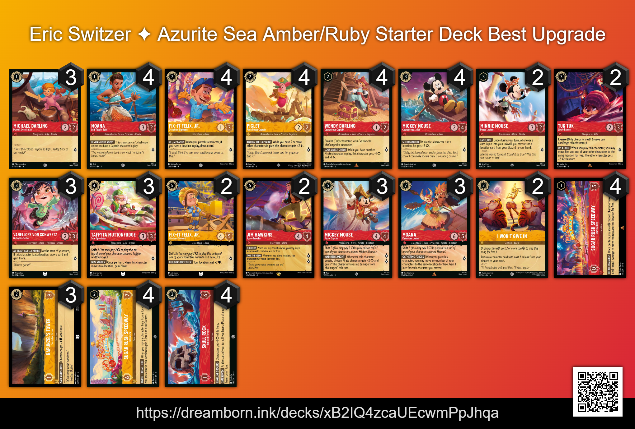 Azurite Sea Amber/Ruby Start Deck best upgrade