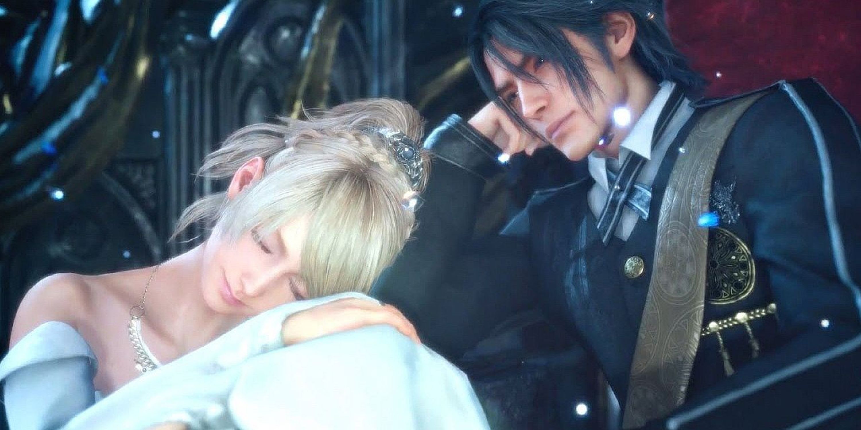 Noctis and Luna in the ending of Final Fantasy 15