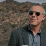 harry bosch near the hollywood sign