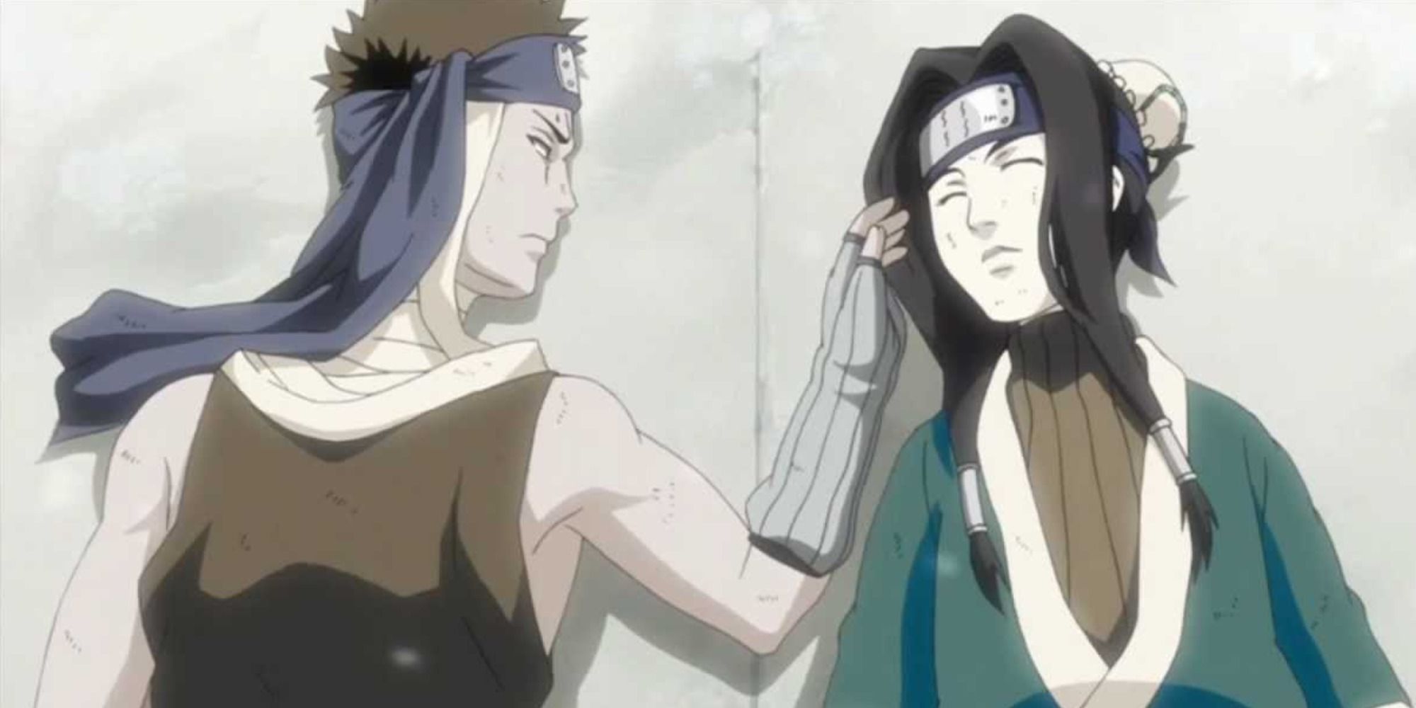 Zabuza and Haku's final moments in Naruto.