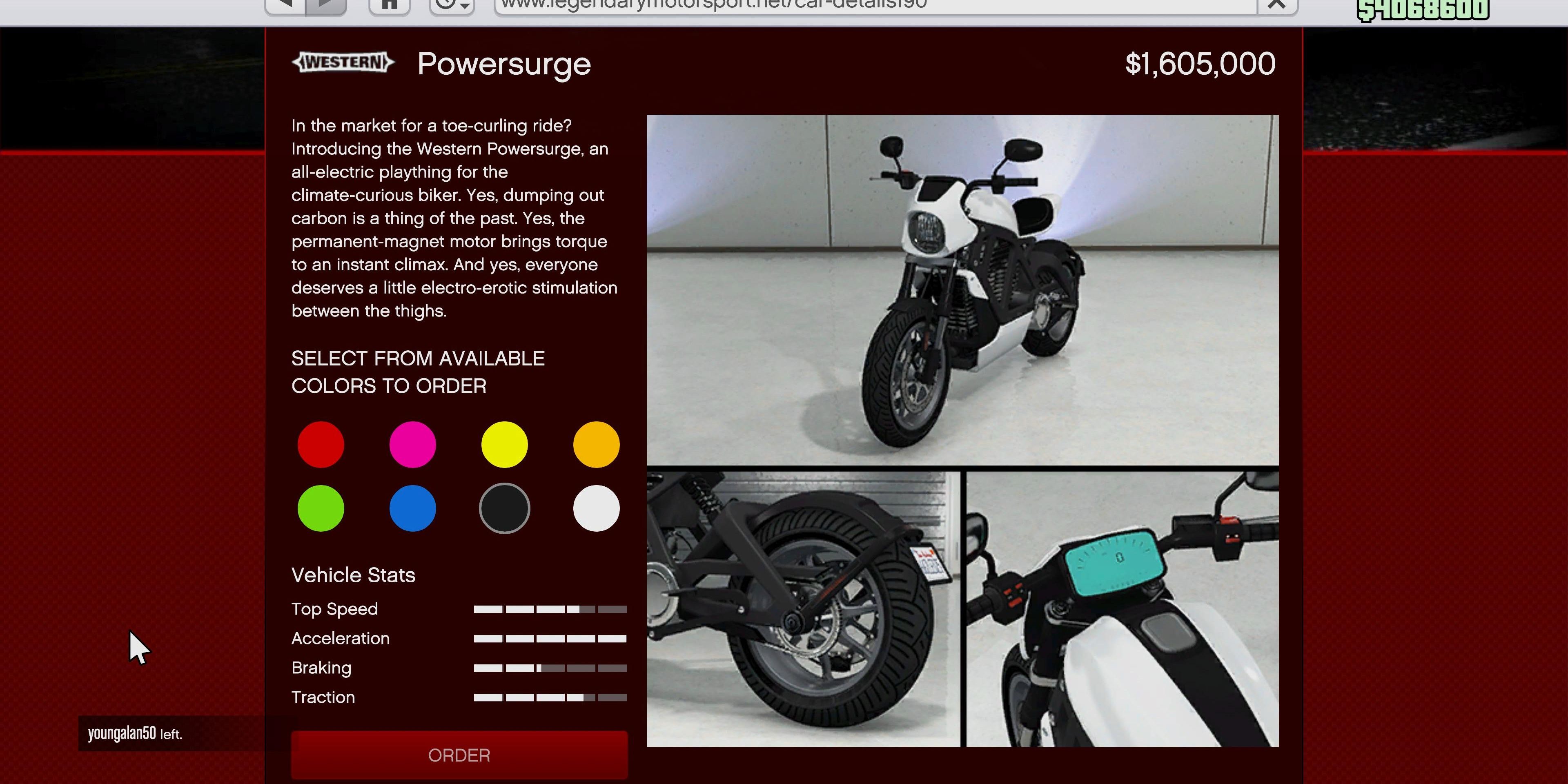 powersurge motorcycle