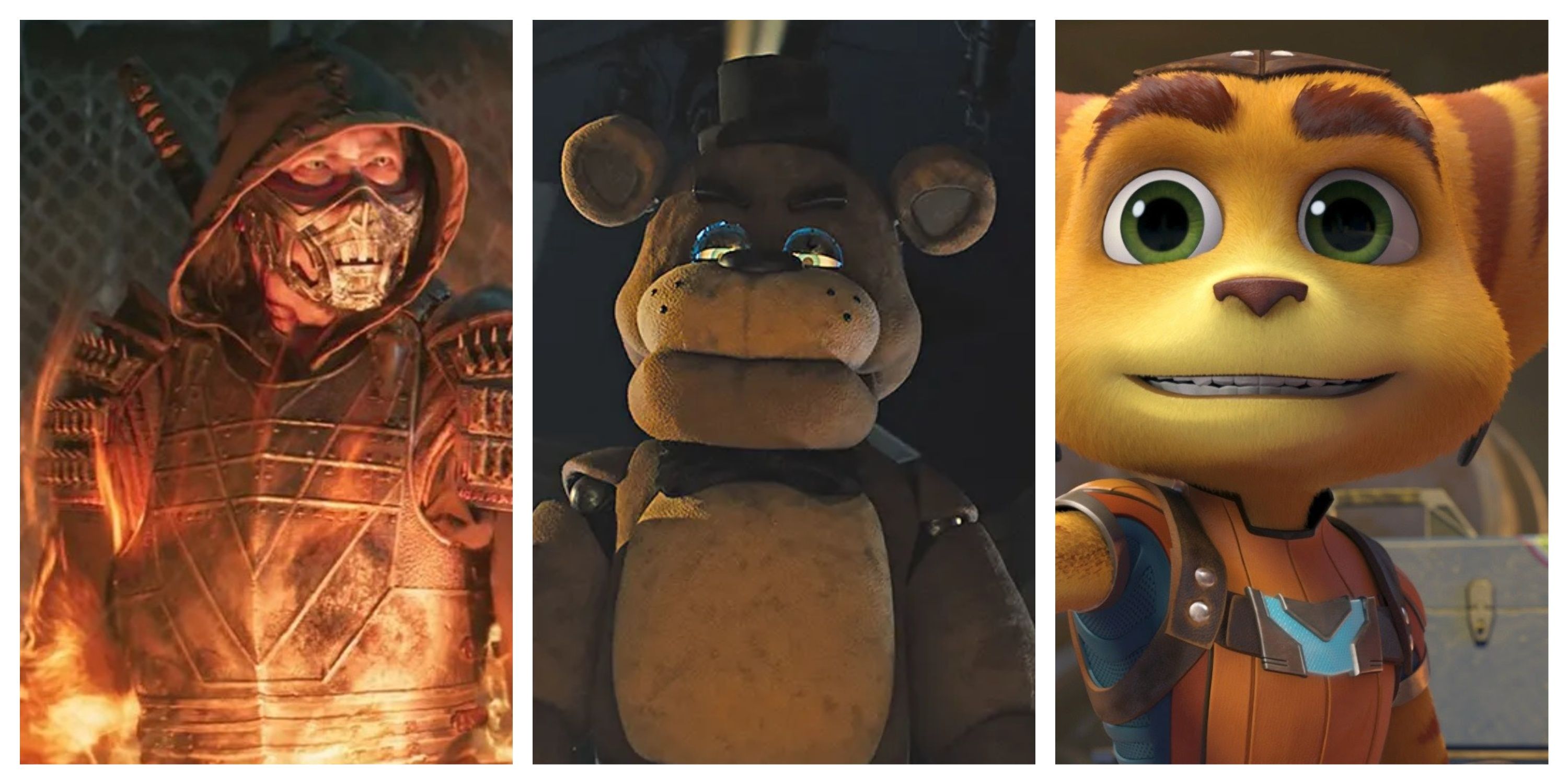 scorpion, freddy fazbear, ratchet