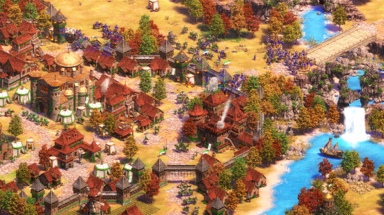 Best war games: an autumnal map in Age of Empires 2