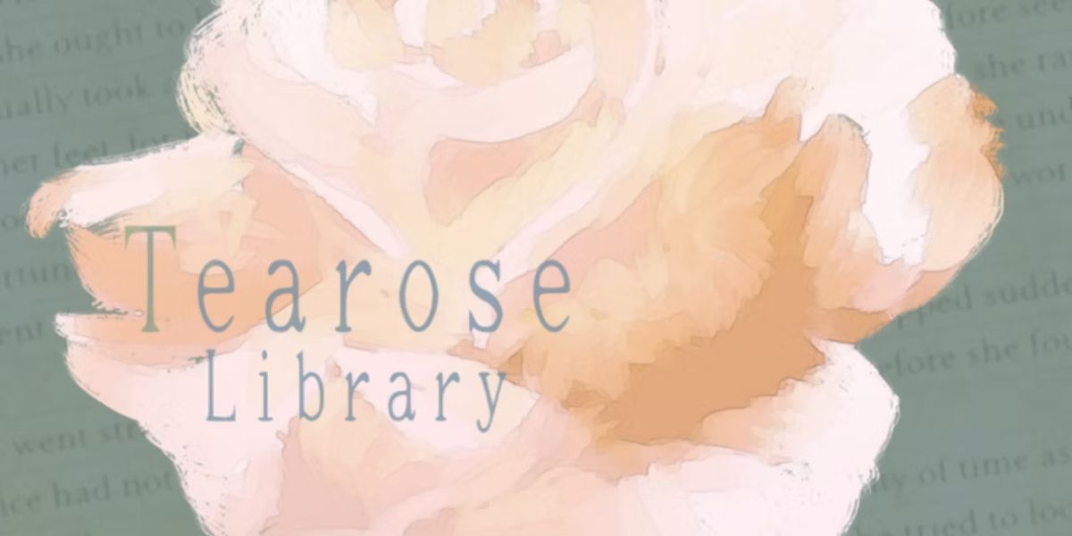 The logo for Tearose Library in Roblox