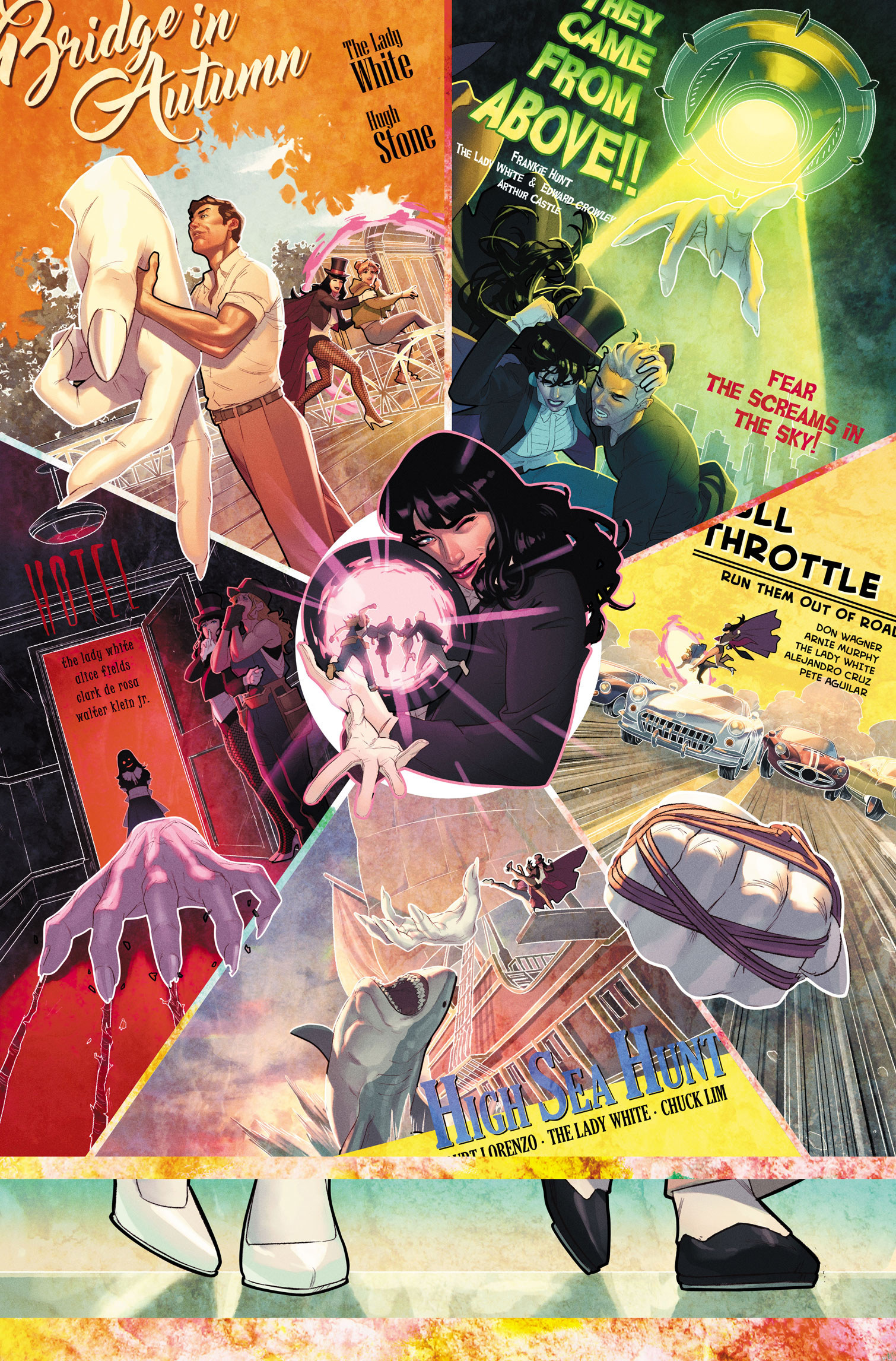 Interior pages from Zatanna #1.