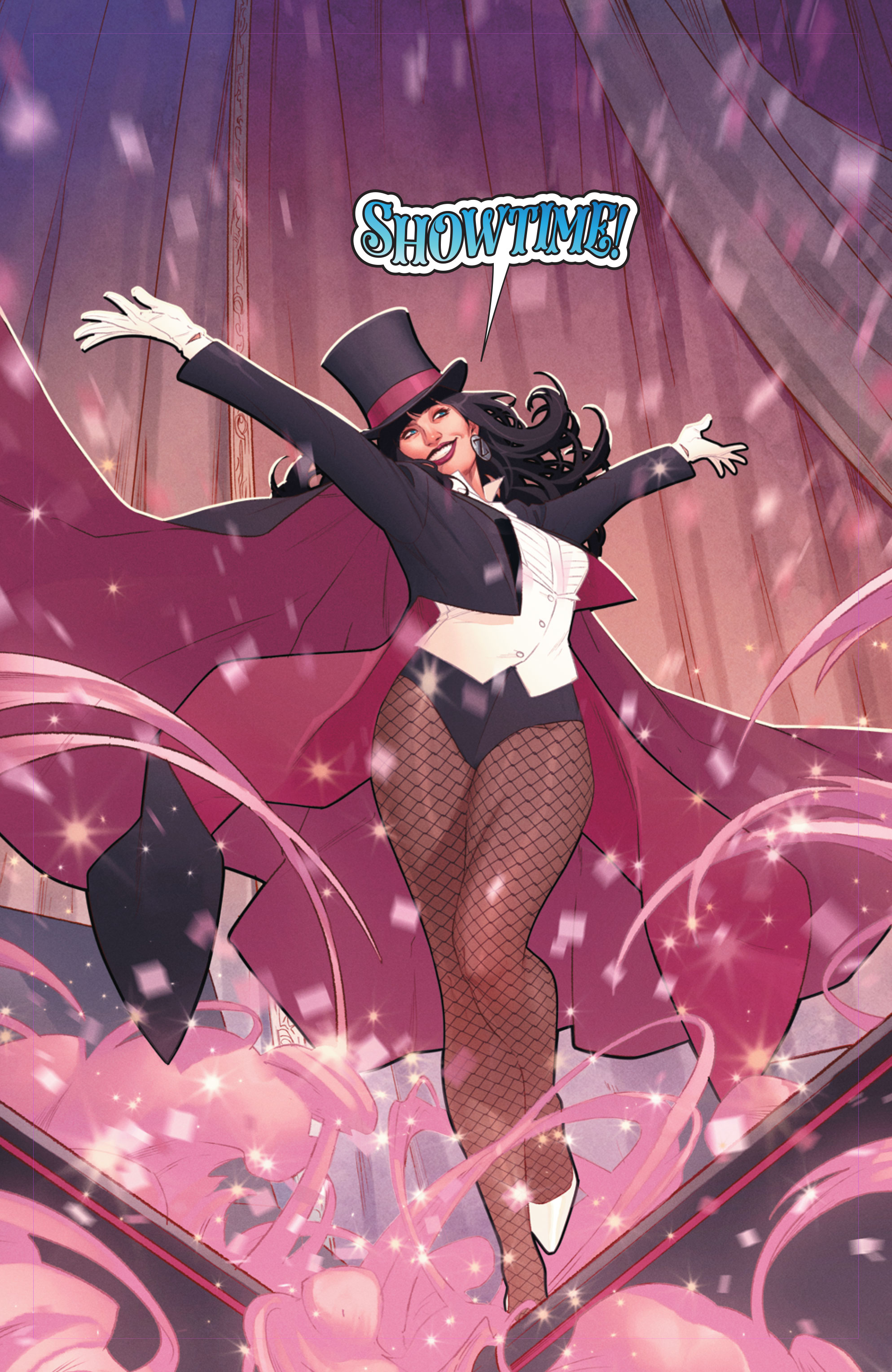 Interior pages from Zatanna #1.