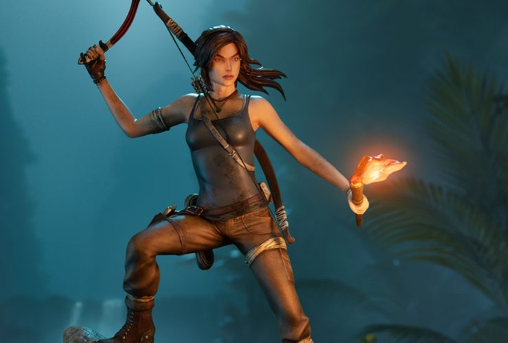 Lara Croft's Tomb Raider Survivor Era Look Gets New Statue