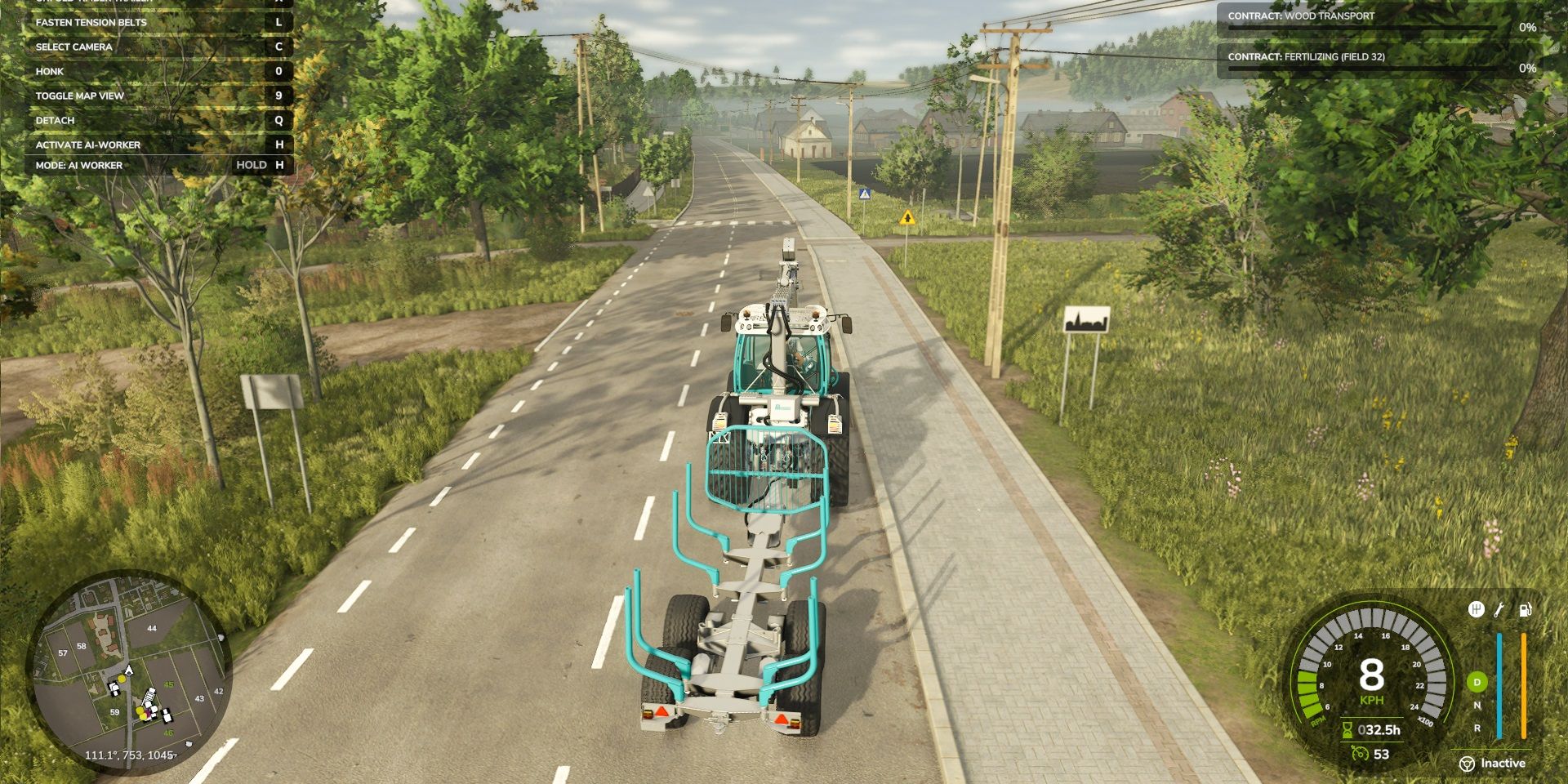 Wood Transport Contract Farming Simulator 25