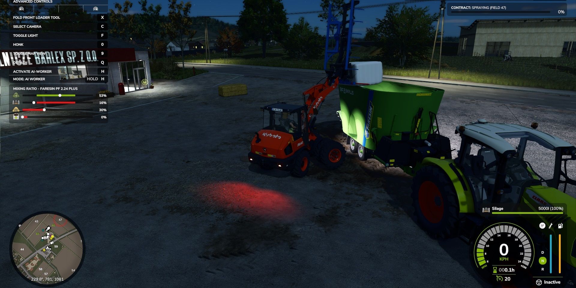 Mixing TMR Ingredients - Farming Simulator 25