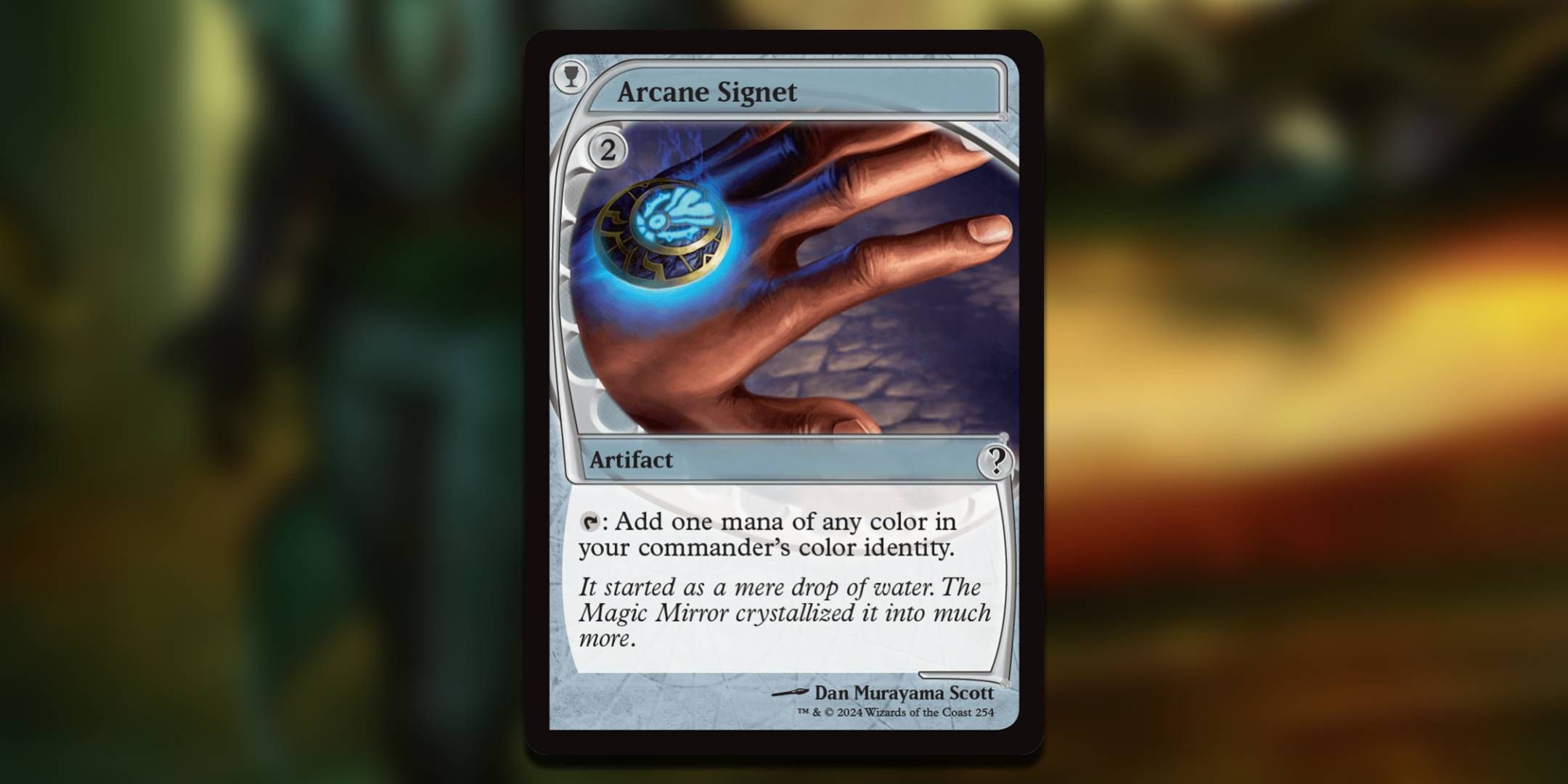 The Magic The Gathering card Arcane Signet Dan Murayama Scott.