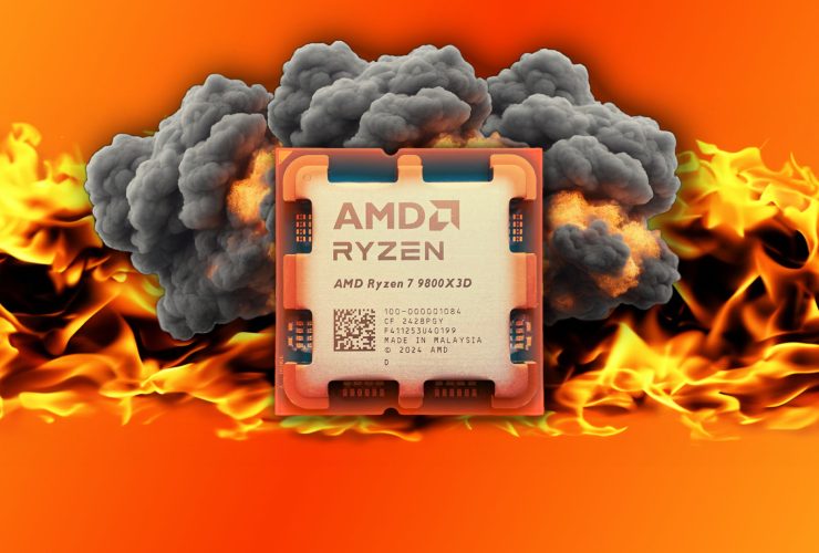 This burned-out AMD Ryzen 7 9800X3D gaming CPU isn’t what it seems